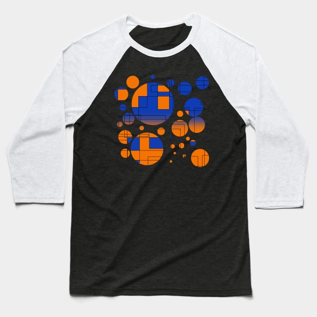 Complimentary Squares No 1 Baseball T-Shirt by Fun Funky Designs